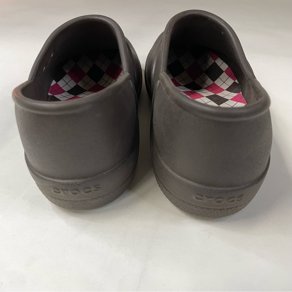 Crocs Women’s Shoes Slip On Clogs Size 9 Solid Brown #1219 - Picture 2 of 11